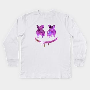 Marshmello space painted Kids Long Sleeve T-Shirt